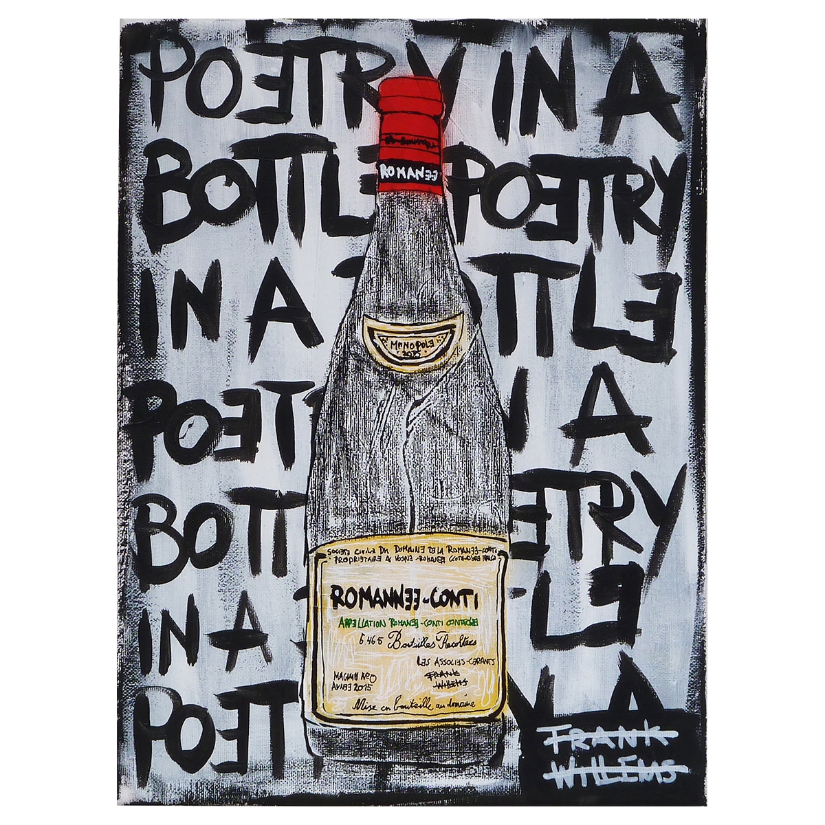 ROMANEE-CONTI /// POETRY IN A BOTTLE (COMMISSIONED)