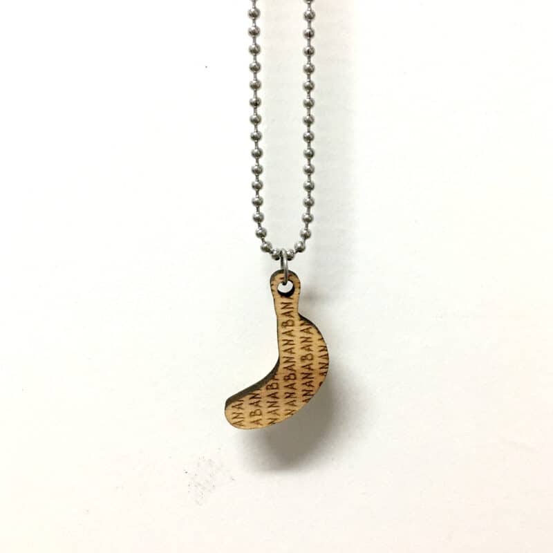 BANANA - BALL CHAIN NECKLACE - Back - Frank Willems