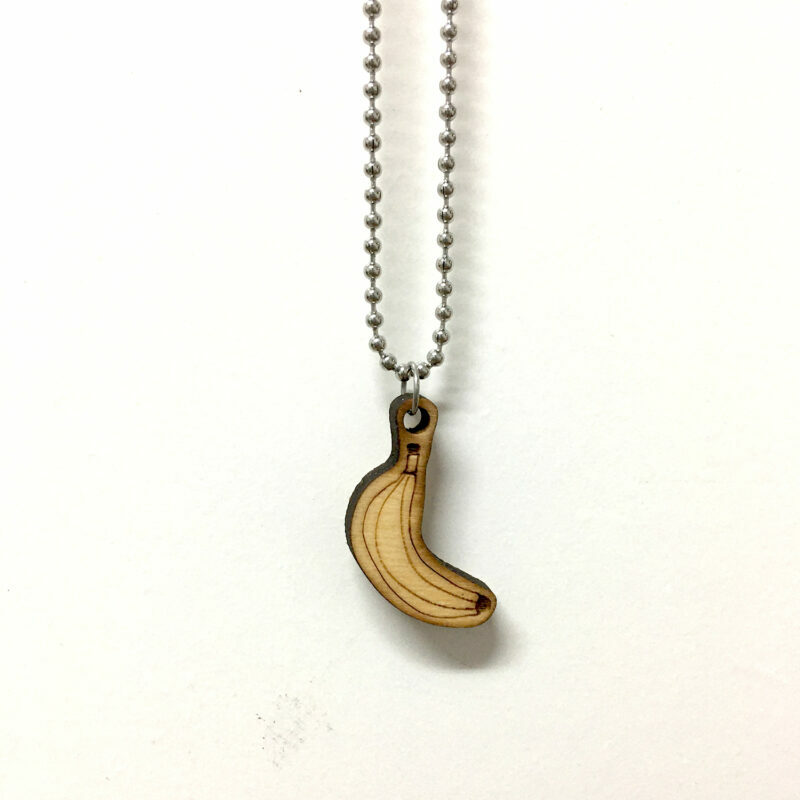 BANANA - BALL CHAIN NECKLACE - Front - Frank Willems