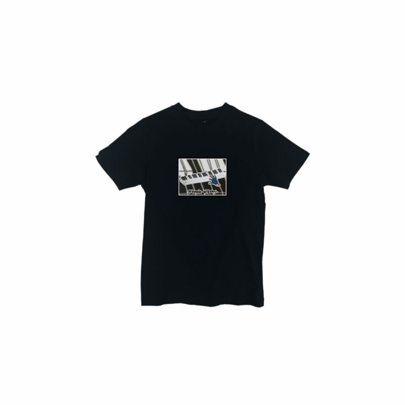 Kids T-shirt black - ONE PRESS CLOSER TO MUSIC - Frank Willems