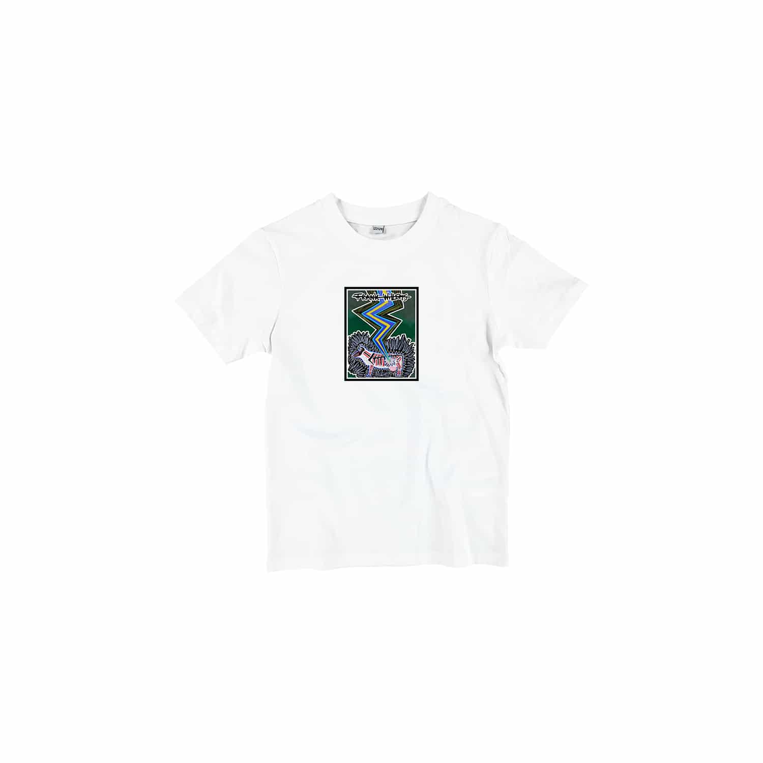 KIDS T-SHIRT - SILVER COLORED COW - WHITE