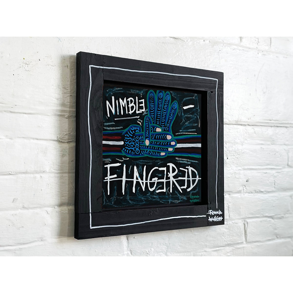 NIMBLE-FINGERED 01 framed - Frank Willems