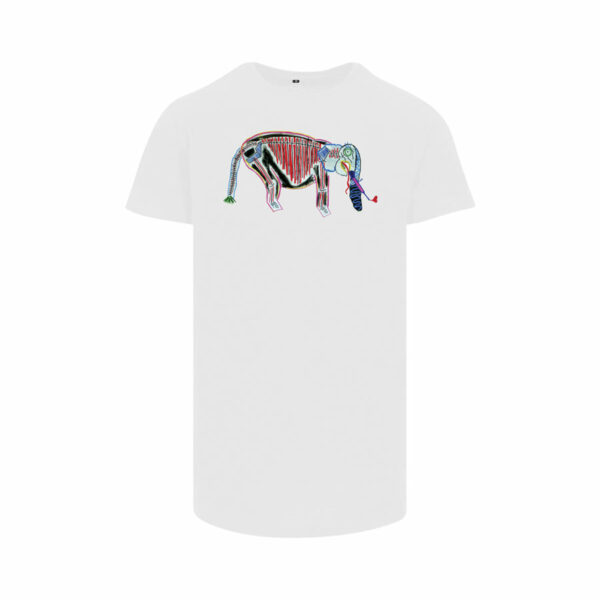 T-SHIRT LONGFIT - HAVE YOU SEEN MY IVORY? - WHITE