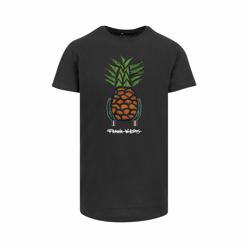 Frank Willems - Longfit T-shirt - Yummy Pineapple - BLK
