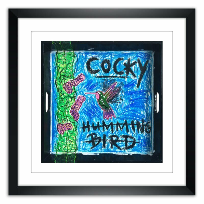 Limited Edt. Art Print – COCKY HUMMINGBIRD
