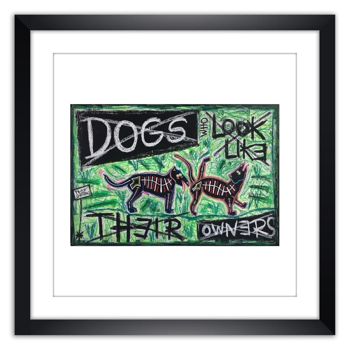Limited prints - DOGS WHO LOOK LIKE THEIR OWNERS framed - Frank Willems