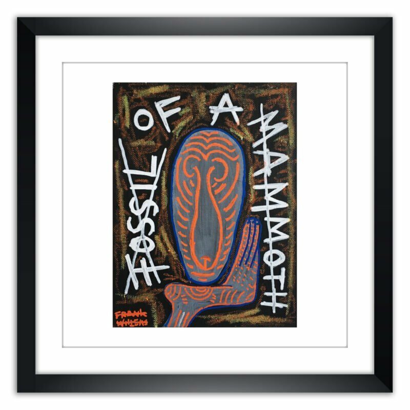 Limited Edt. Art Print – FOSSIL OF A MAMMOTH