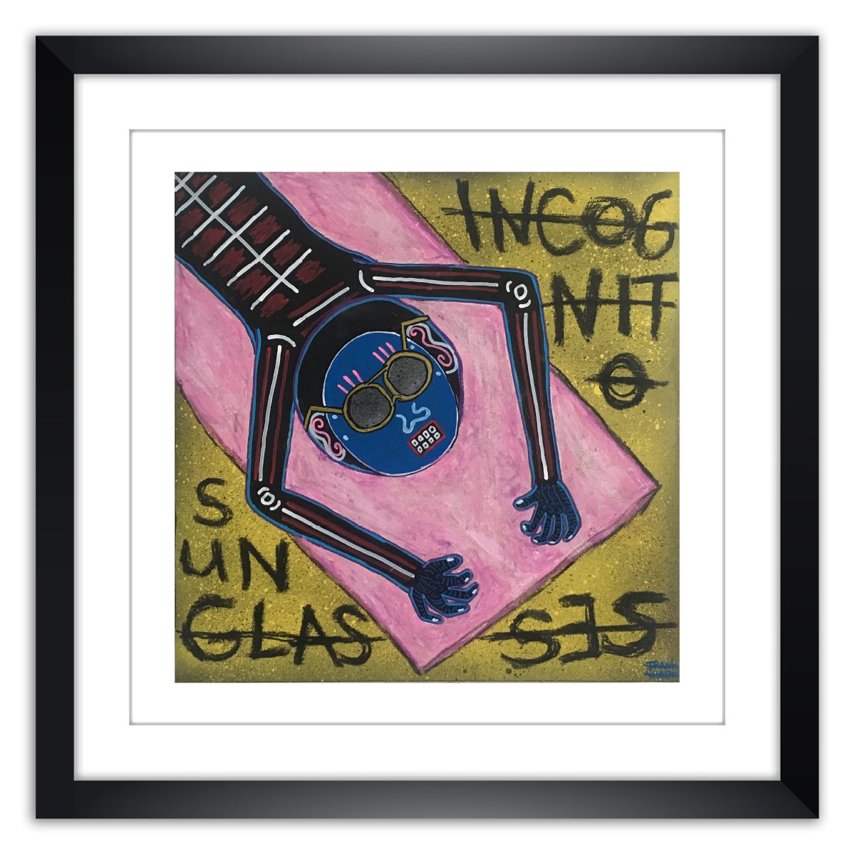 Limited prints - INCOGNITO SUNGLASSES framed - Frank Willems