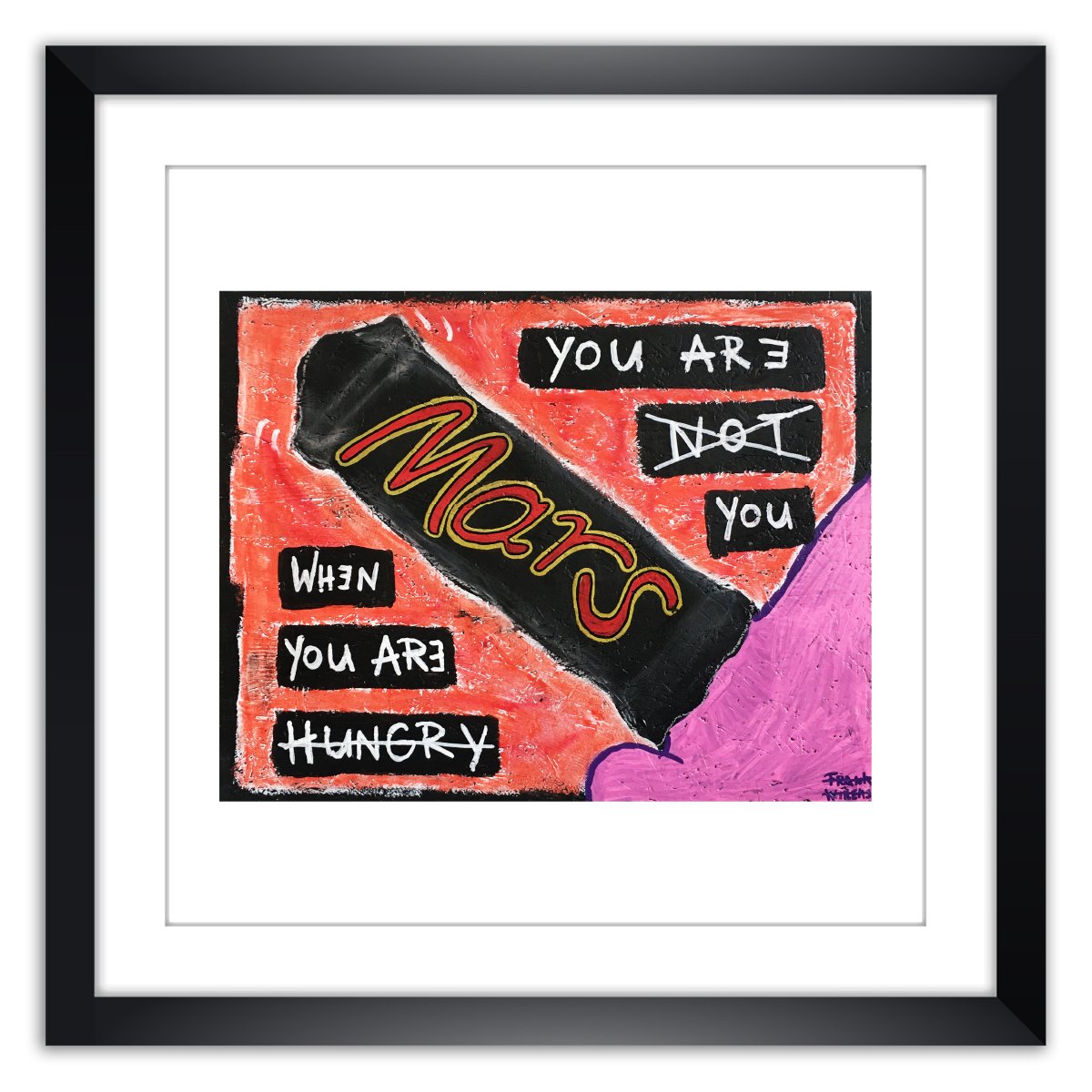 Limited prints - SNICKERS framed - Frank Willems
