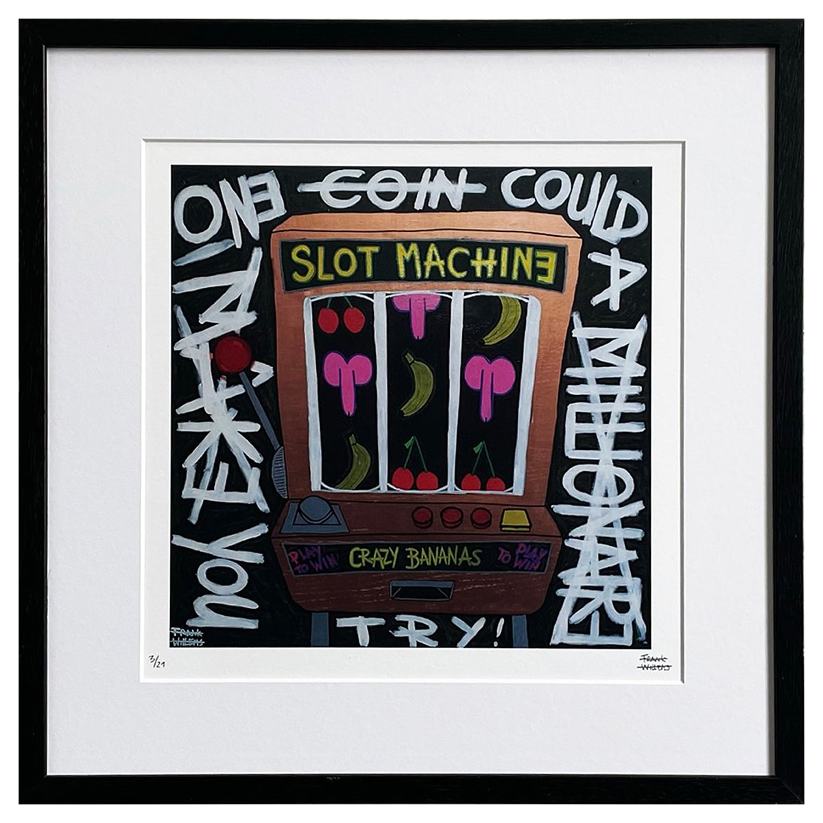 Limited Edt Art Prints - CRAZY BANANAS - Frank Willems