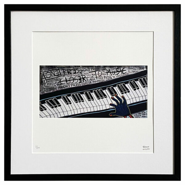Limited Edt. Art Print – ONE PRESS CLOSER TO MUSIC