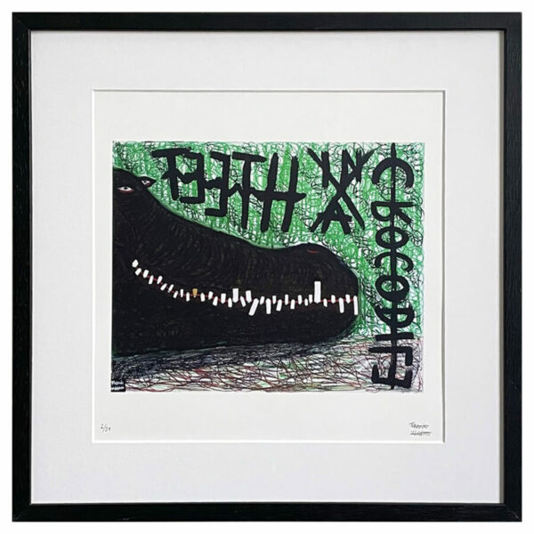 Limited Edt. Art Print – TEETH IN A CROCODILE