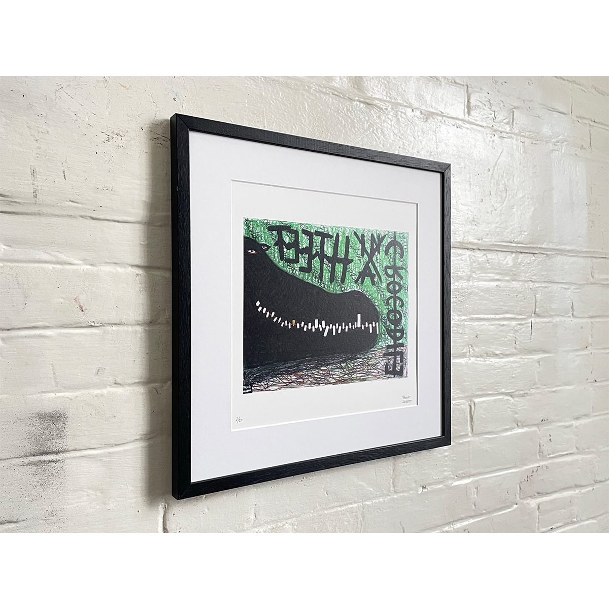 Limited Edt. Art Print – TEETH IN A CROCODILE