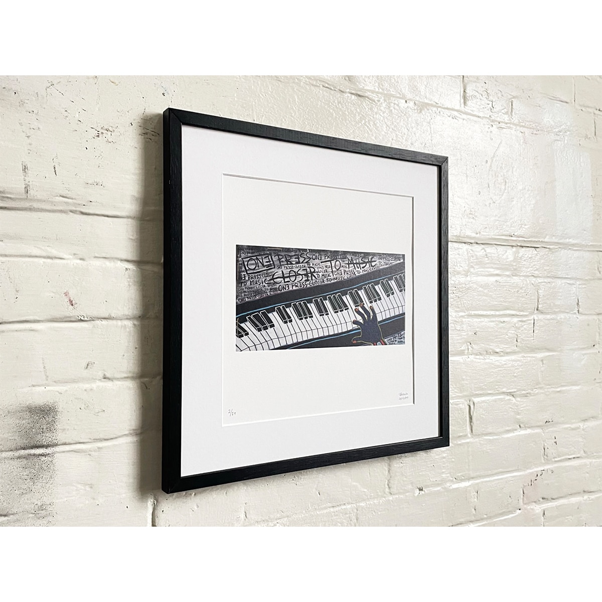 Limited Edt. Art Print – ONE PRESS CLOSER TO MUSIC