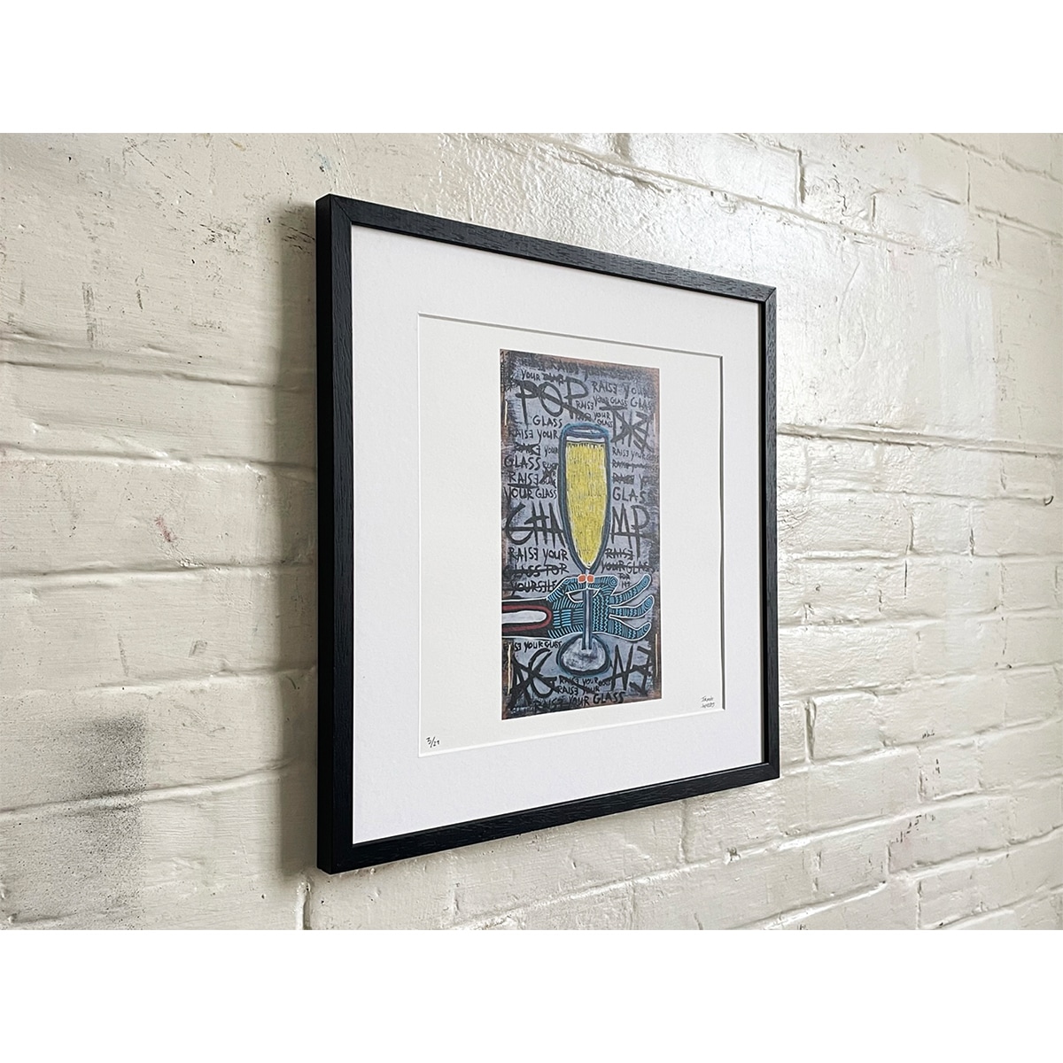 Limited Edt. Art Print – POP THE CHAMPAGNE