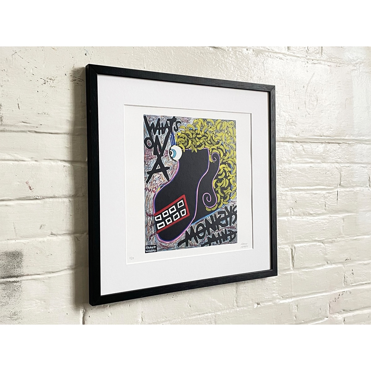 Limited Edt. Art Print – WHAT’S ON A MONKEY’S MIND