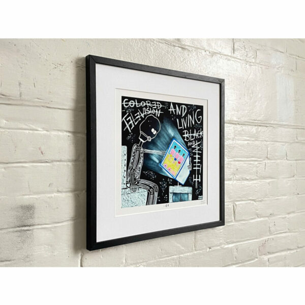 Limited Edt. Art Print – COLORED TELEVISION