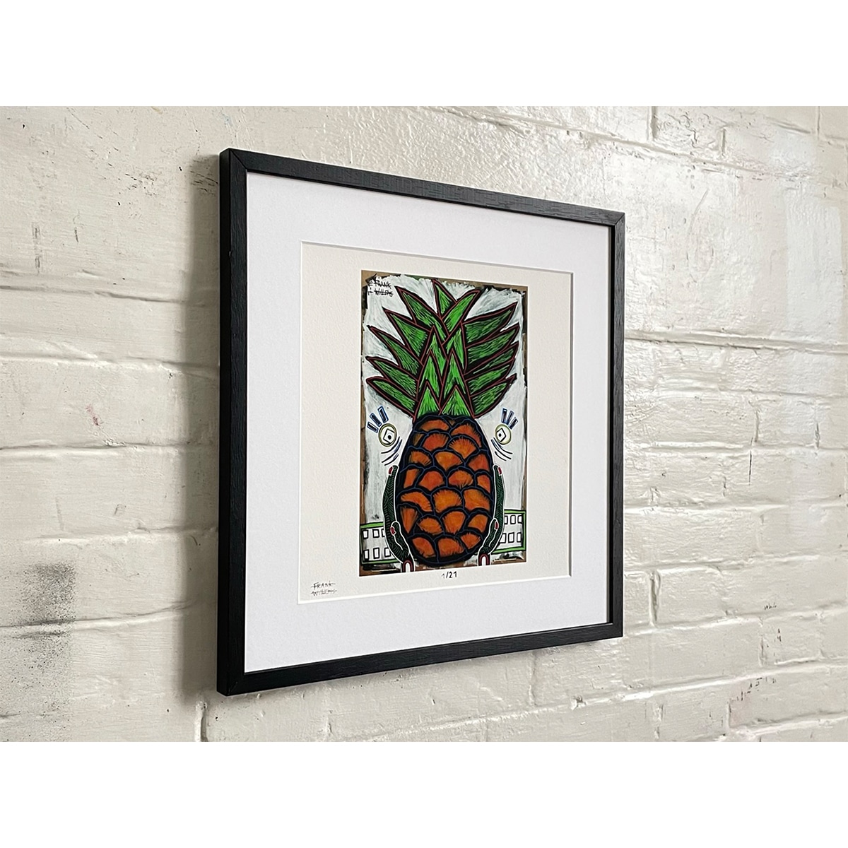 Limited Edt Art Prints -_0000__0000_YUMMY PINEAPPLE 01 - Frank Willems