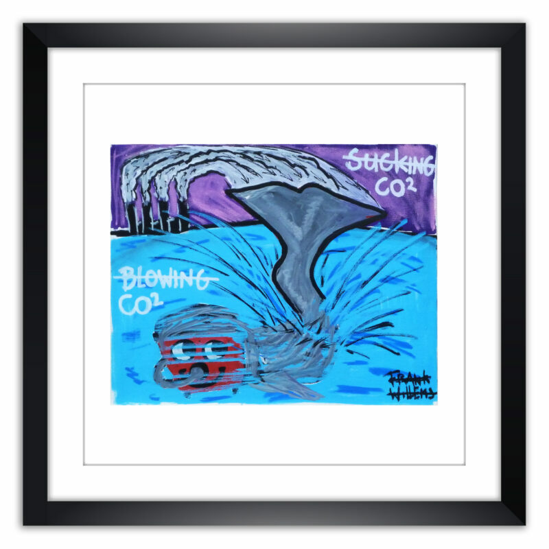 Limited prints - BLOWING - SUCKING CO2 framed - Frank Willems