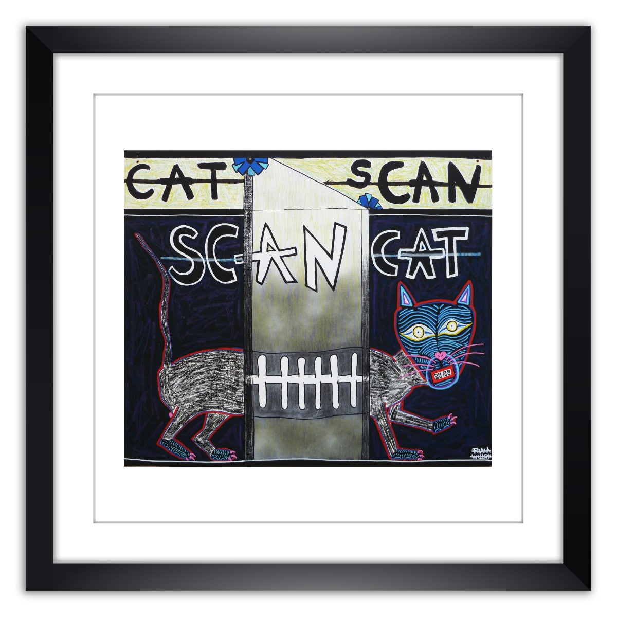Limited prints - CAT SCAN, CAT SCAN framed - Frank Willems
