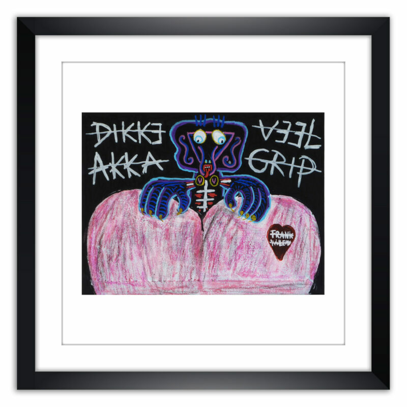 Limited prints - DIKKE AKKA VEEL GRIP framed - Frank Willems