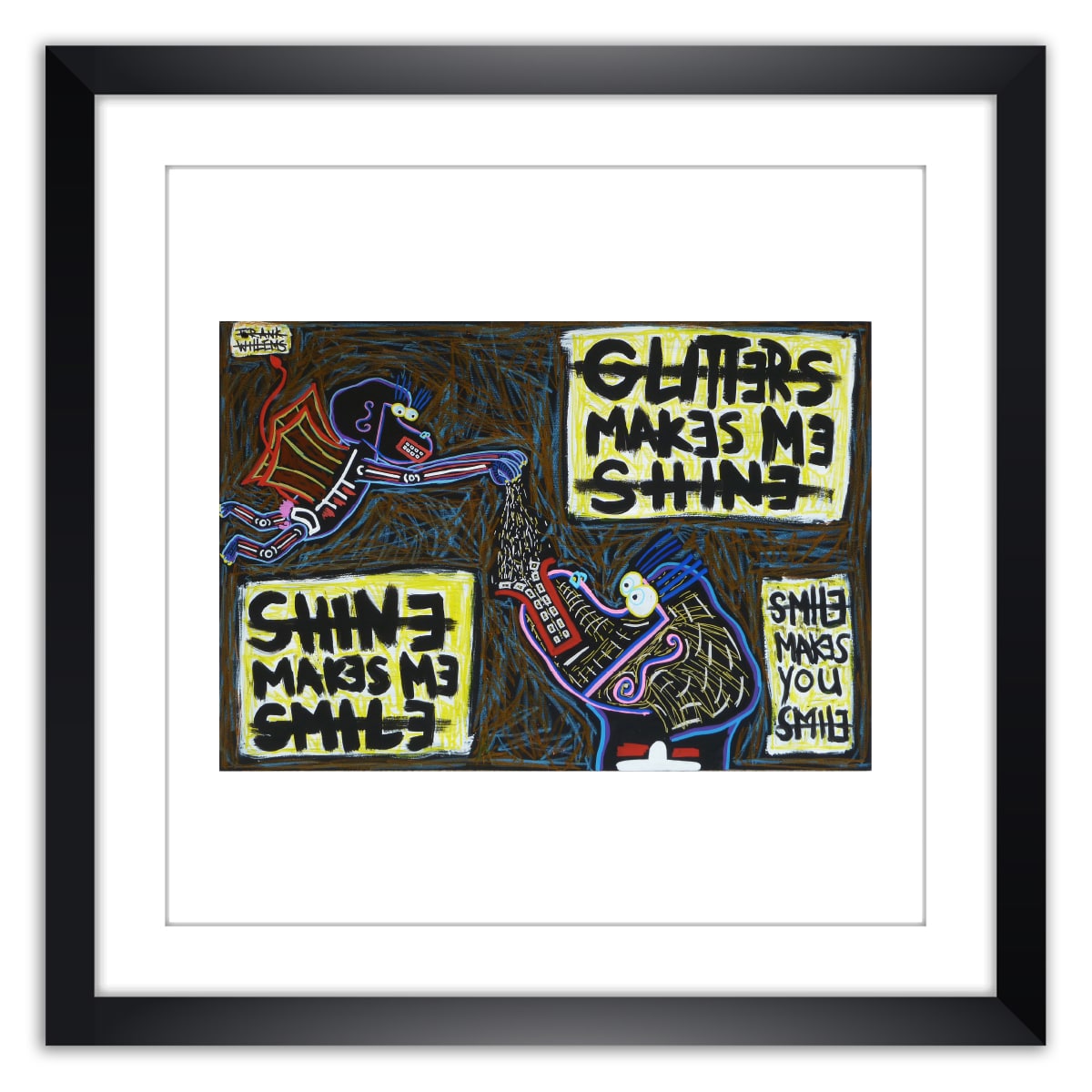 Limited prints - GLITTER AND SHINE framed - Frank Willems