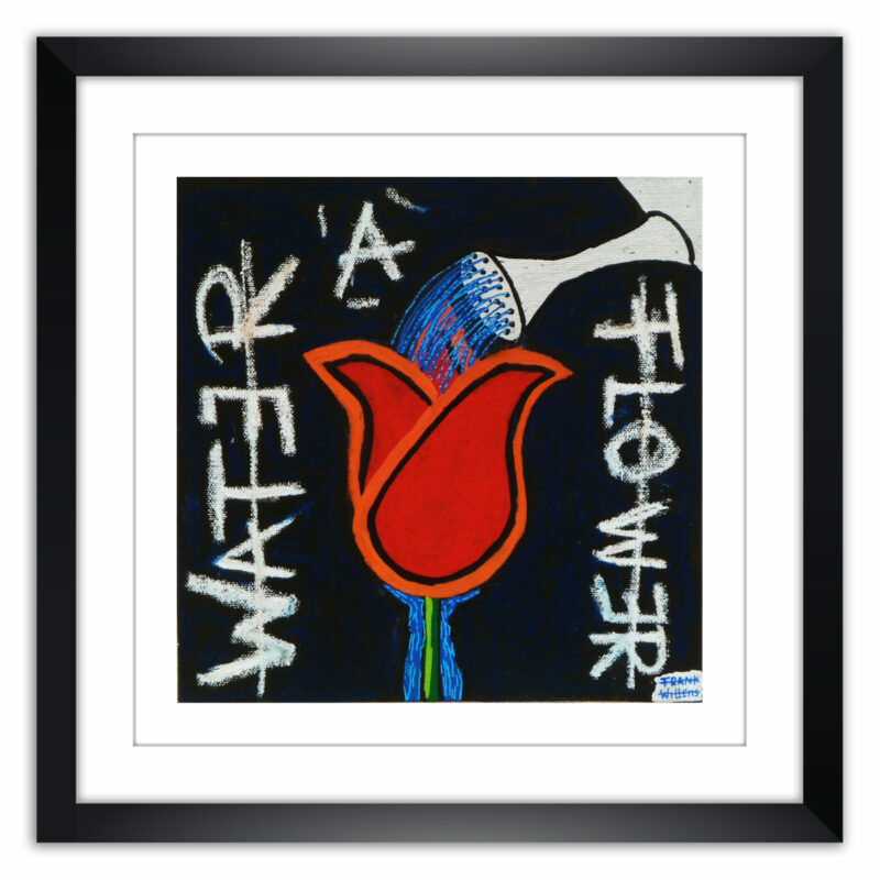 Limited prints - WATER A FLOWER framed - Frank Willems