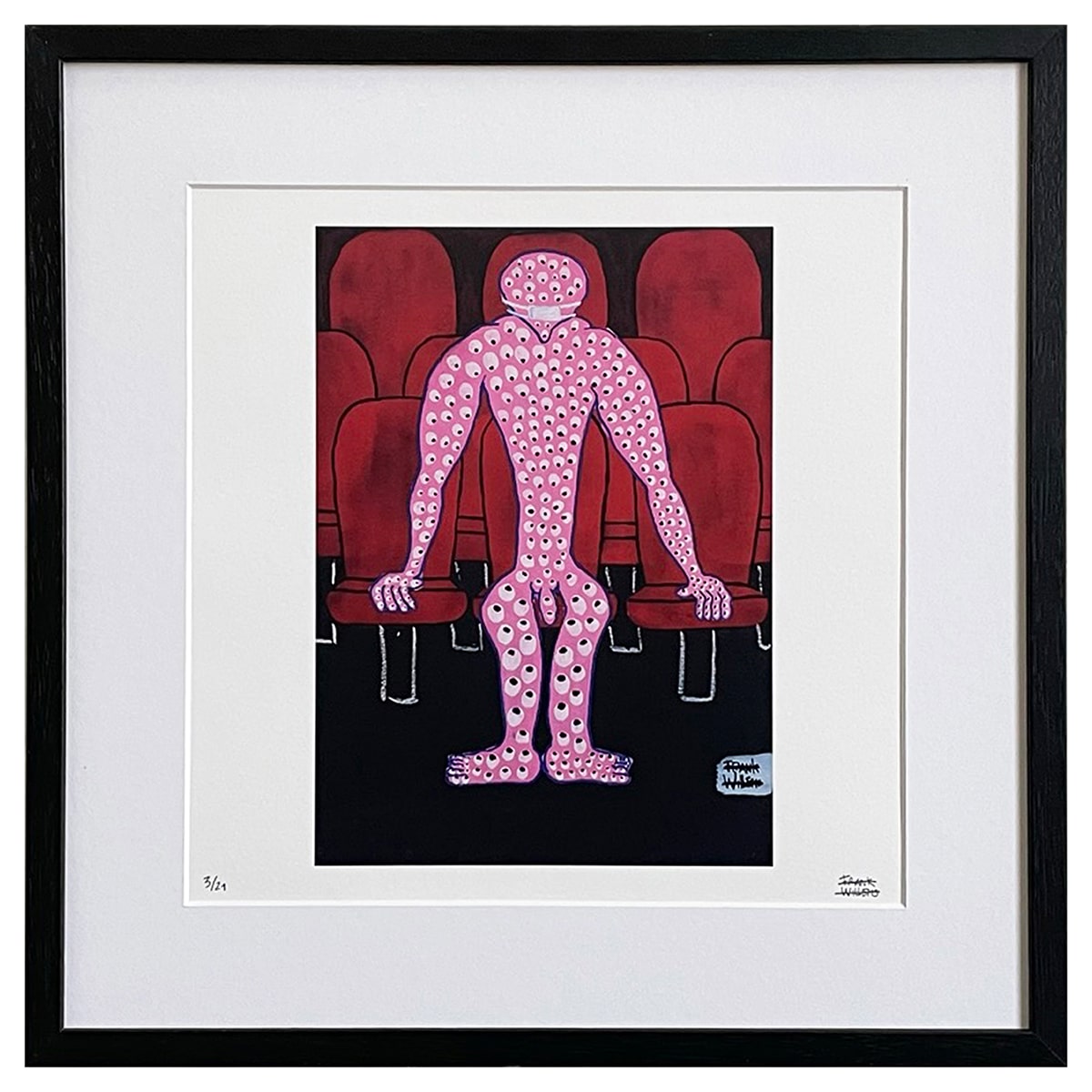 Limited Edt Art Prints - ARGUS IN THE CINEMA - Frank Willems