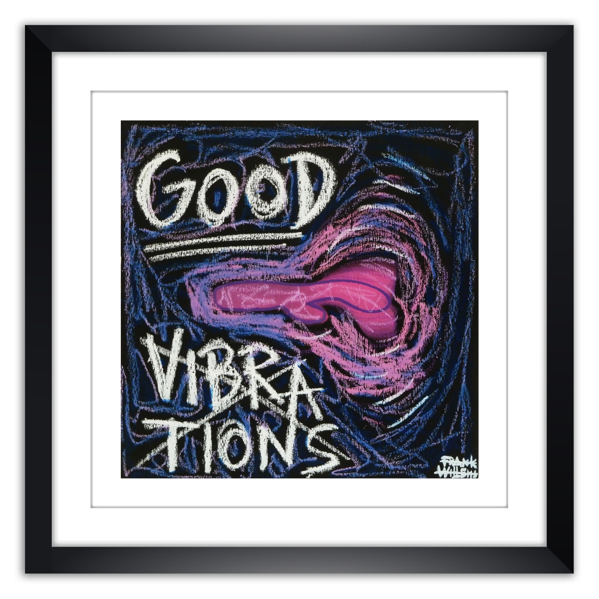 Limited prints - GOOD VIBRATIONS framed - Frank Willems