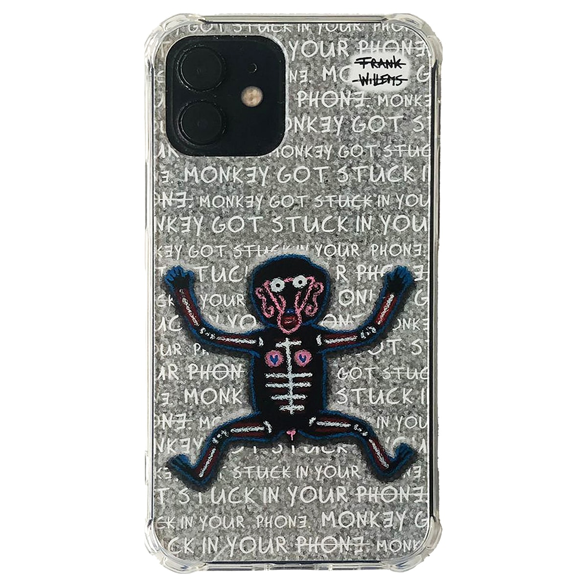 Phone Case -_0000_Phone case - MONKEY GOT STUCK IN YOUR PHONE - iPhone12 - Frank Willems