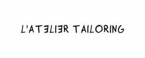 button l'atelier tailoring - zwarte tekst - Frank Willems