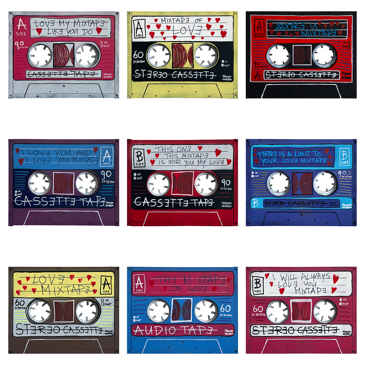 MIXTAPE - SET OF 9 LOVE MIXTAPES