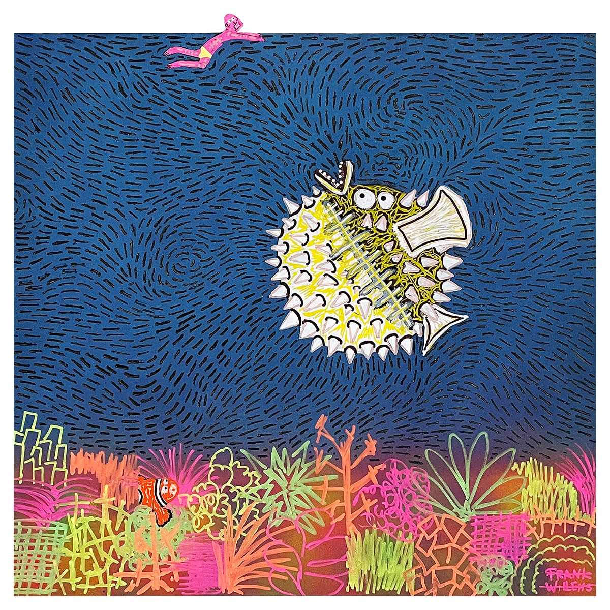 TROUBLES IN BLUE PARADISE - PUFFERFISH
