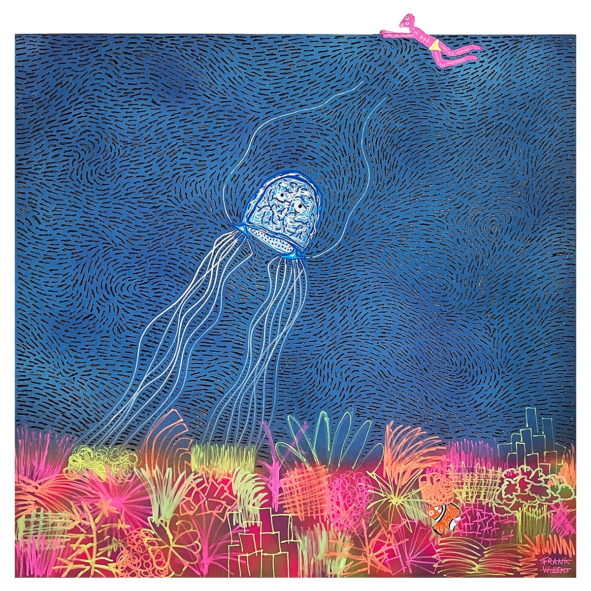 TROUBLES IN BLUE PARADISE - BOX JELLYFISH