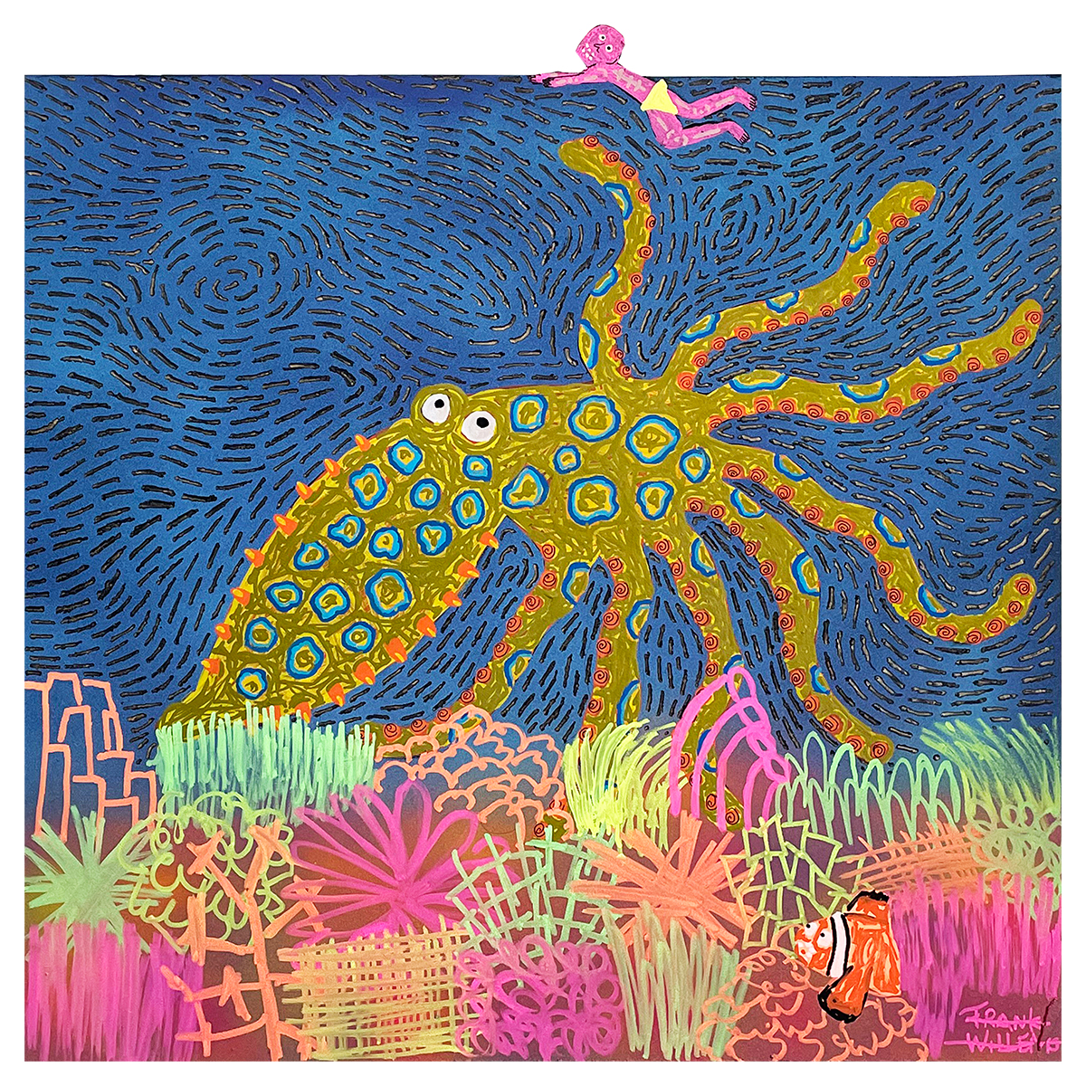 TROUBLES IN BLUE PARADISE - GREATER BLUE-RINGED OCTOPUS