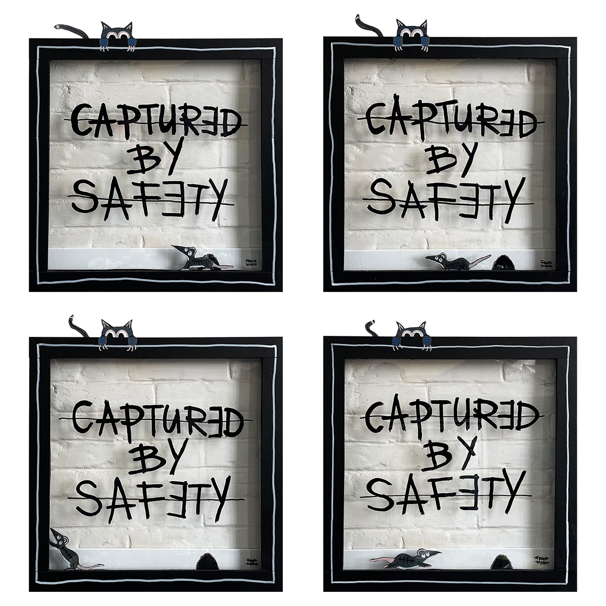 CAPTURED BY SAFETY - SET OF 4