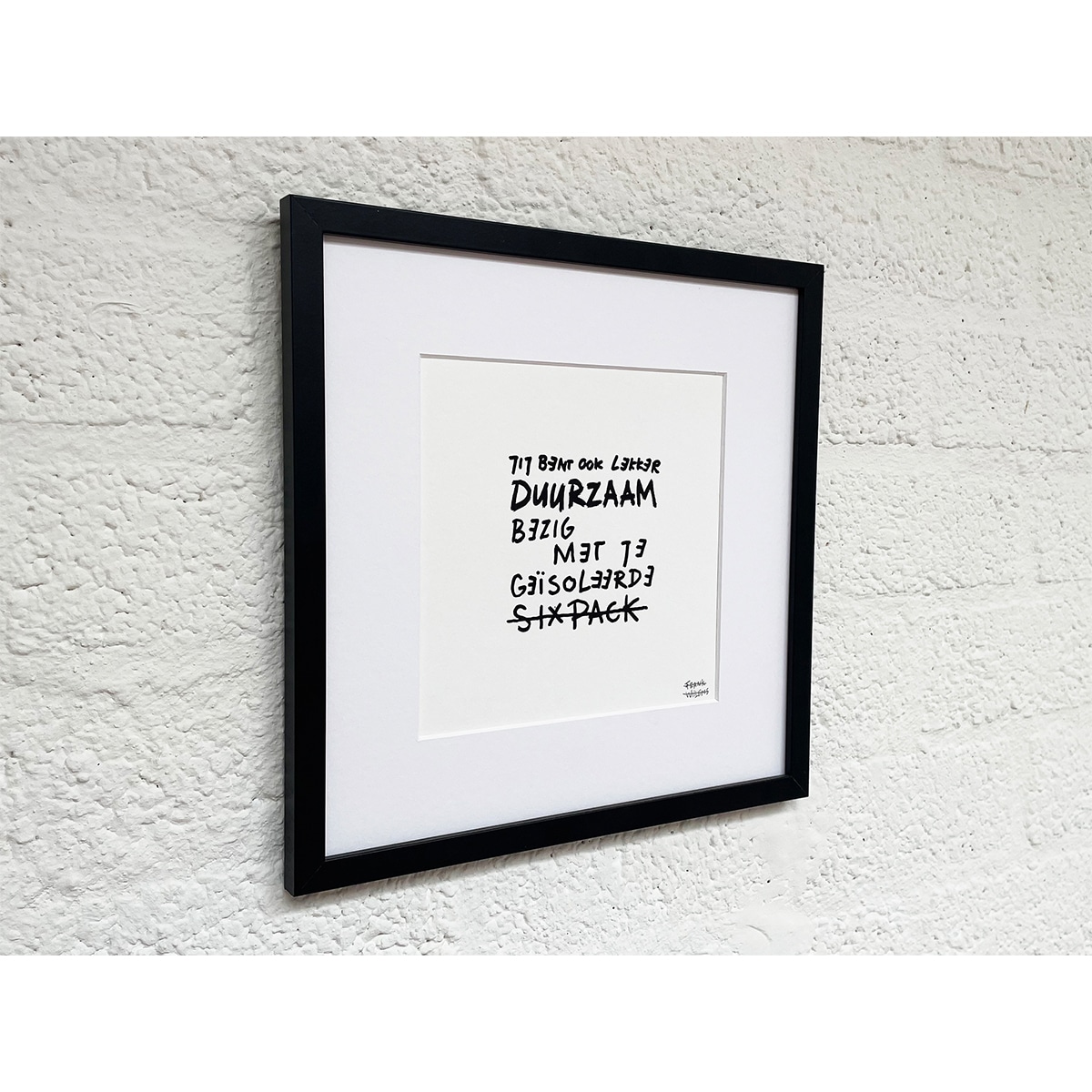 Limited Edt. Text Print – DUURZAAM